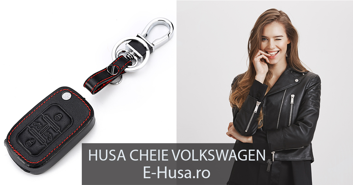 Husa Cheie Auto Volkswagen Vw Model Piele E Husa Ro