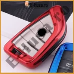Husa Cheie Auto BMW din TPU rosu webp 2