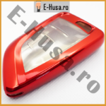 Husa Cheie Auto BMW din TPU rosu webp 5