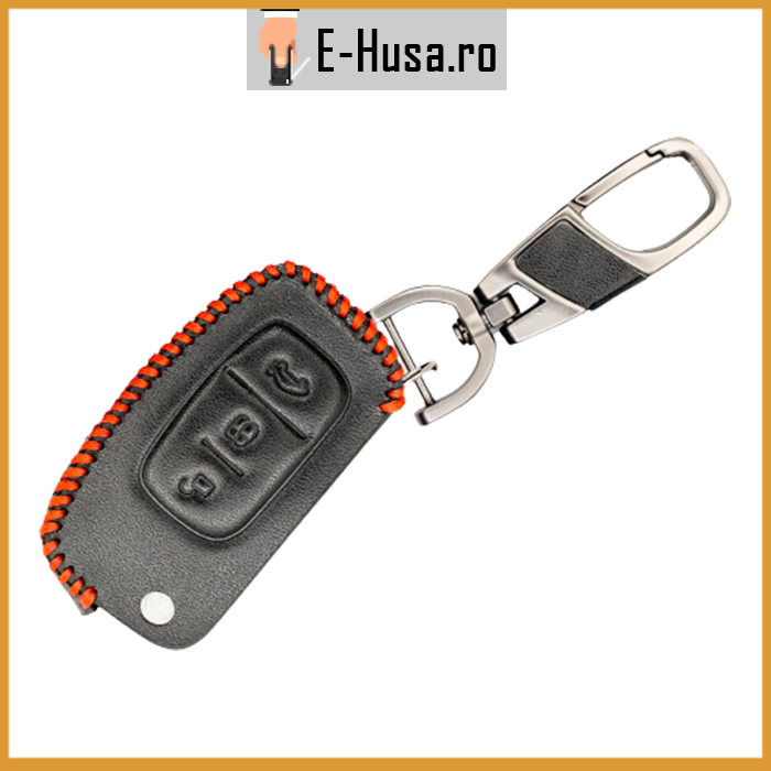 Husa Cheie Auto Ford Focus din piele webp 7