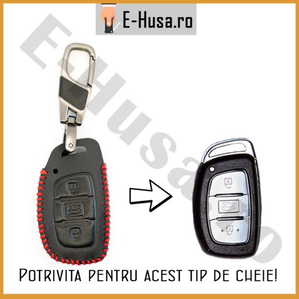 Husa Cheie Auto Hyundai i10 i20 i30 HB20 IX25 IX35 IX45 TUCSON webp 5