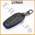 Husa Cheie Auto Hyundai Tucson Model 6 butoane cusuta manual albastru webp 6