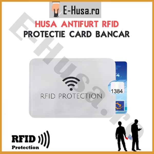 Husa Card Bancar Protectie RFID set 1 buc webp