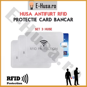 Husa Card Bancar Protectie RFID set 3 buc webp
