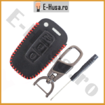 Husa Cheie Auto Hyundai Elantra Sonata IX35 Kia Sportage din piele webp 4