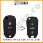 Husa Silicon Cheie Auto Citroen Peugeot Opel webp 2