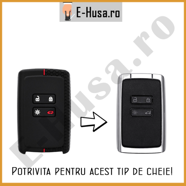 Husa Silicon Cheie Auto Renault Kadjar Megane 4 Dacia Logan Duster webp 3