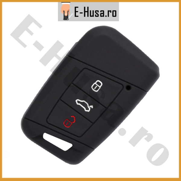 Husa Silicon Cheie Auto VW Volkswagen Passat Tiguan Skoda M1 webp 1