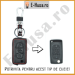 Husa Cheie Auto Peugeot Citroen 3 butoane M1 webp 4