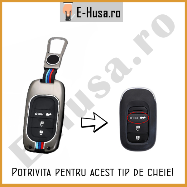 Husa Cheie Auto Honda din aliaj EHS350 webp 2