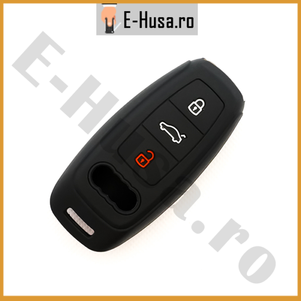 Husa Silicon Cheie Auto Audi Slim webp 1