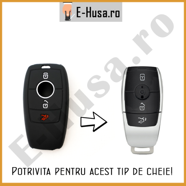 Husa Silicon Cheie Auto Mercedes EHS1085 webp 7