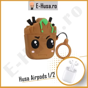 Husa Airpods 1 2 din silicon Groot webp8