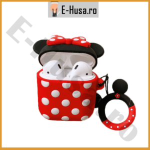 Husa Airpods 1 2 din silicon Minnie 2 webp6