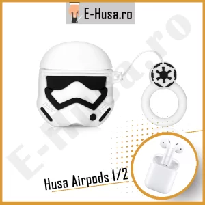 Husa Airpods 1 2 din silicon Star Wars webp1