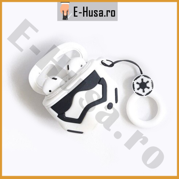 Husa Airpods 1 2 din silicon Star Wars webp3