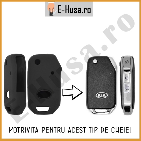 Husa Cheie Auto Silicon KIA Sportage Ceed Sorento Cerato webp 4