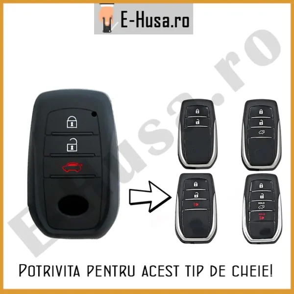 Husa Cheie Silicon Auto Toyota EHS1097 4