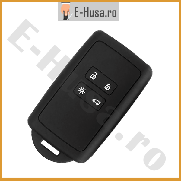 Husa Cheie Auto Renault Silicon Negru webp 1