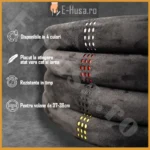 Husa Volan tip Alcantara Negru-Alb D webp 2 Husa Volan tip Alcantara Negru-Alb D webp 2