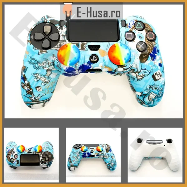 Husa controller PS4 din silicon EHS-PS4-004 1