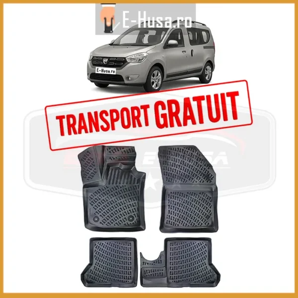 Set Covorase Auto Cauciuc Pentru Dacia Dokker 2012 EHS58086 1