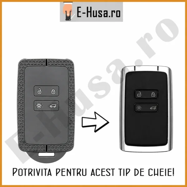 Husa Cartela Dacia Renault EHS1038 Gri 2