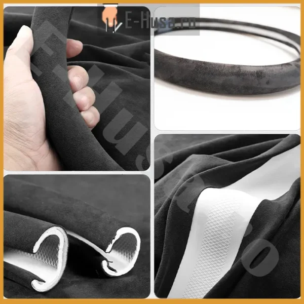 Husa Volan Auto EHS208 din alcantara 2