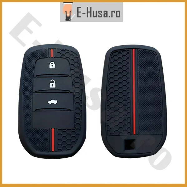 Husa Cheie Auto din Silicon tip Toyota EHS1097v2 2