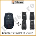 Husa Cheie Auto din Silicon tip Toyota EHS1097v2 3
