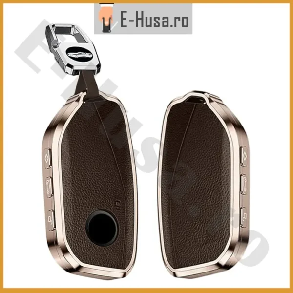 Husa Cheie Auto tip BMW EHS373 maro 2