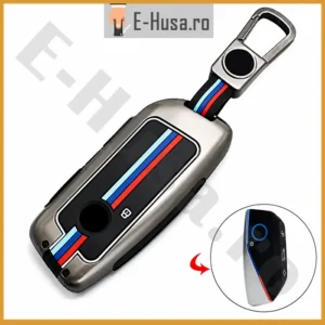 Husa Cheie Auto tip BMW din aliaj EHS226 5