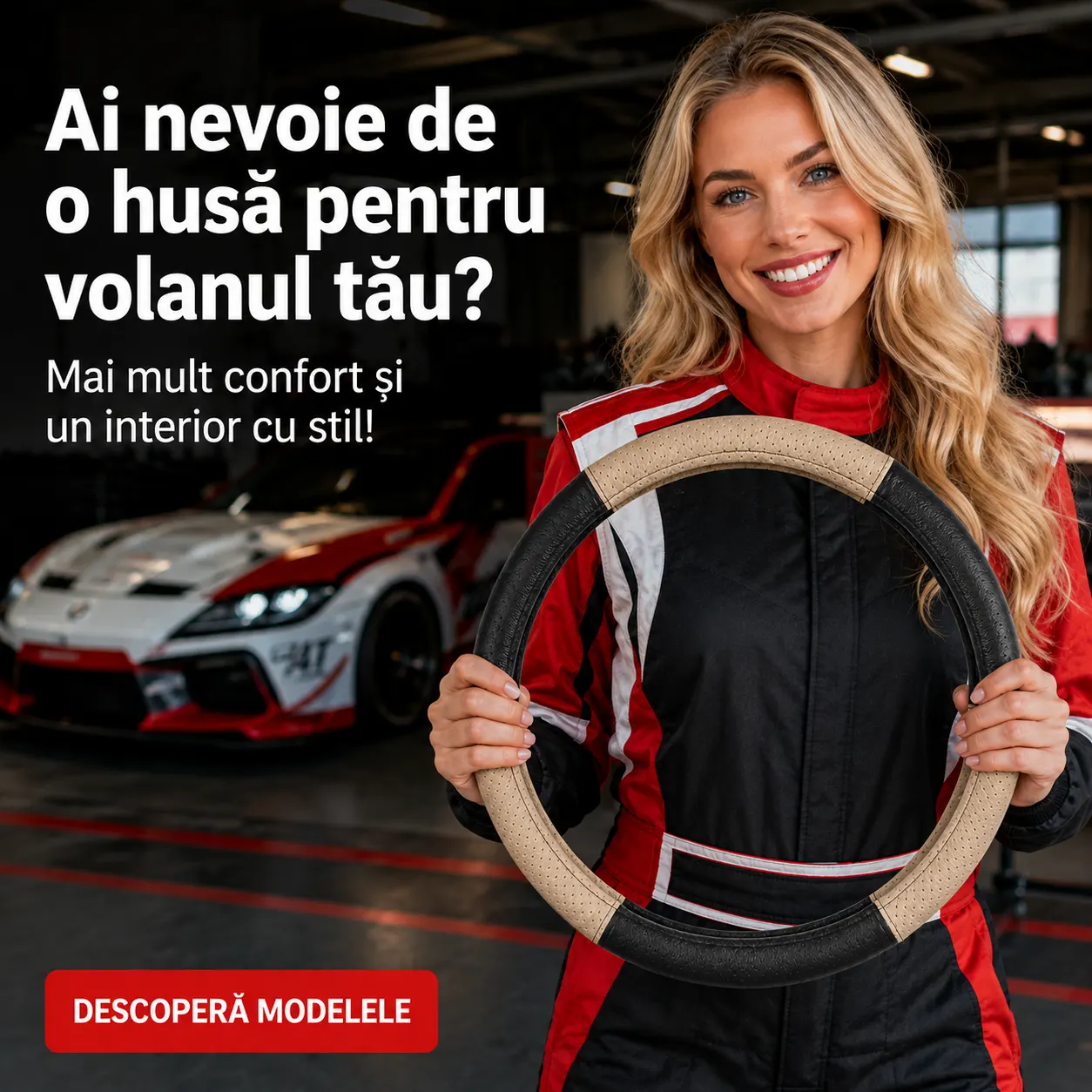 Descoperă gama de huse pentru volan auto